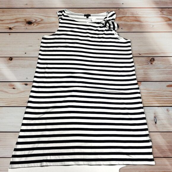 NWT Talbot's Navy and White Striped Dress Size Medium - Picture 6 of 7
